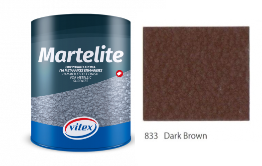 Vitex Martelite  kladivková farba 833 Dark Brown  2,5L